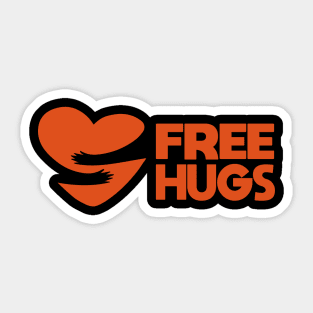 Free Hugs Sticker